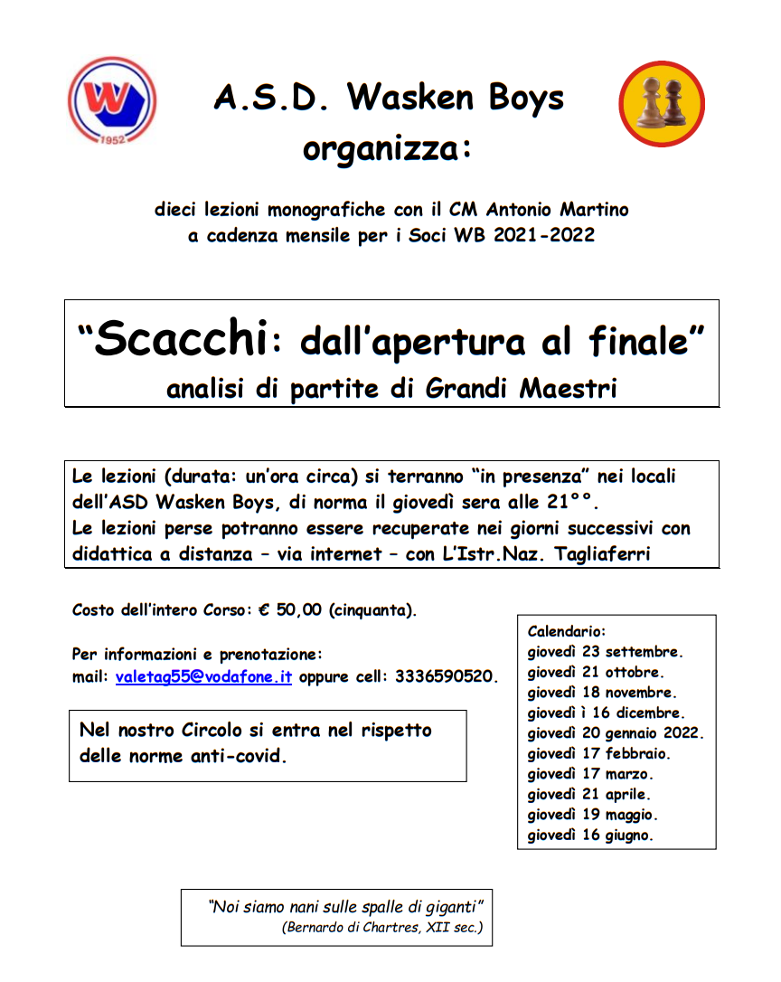 Scacchi: dall'apertura al finale