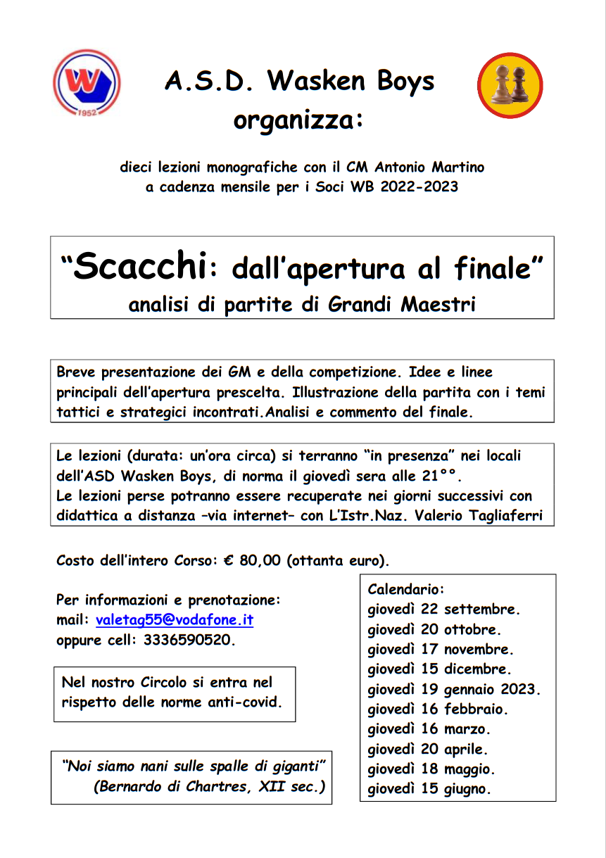 Scacchi: dall'apertura al finale