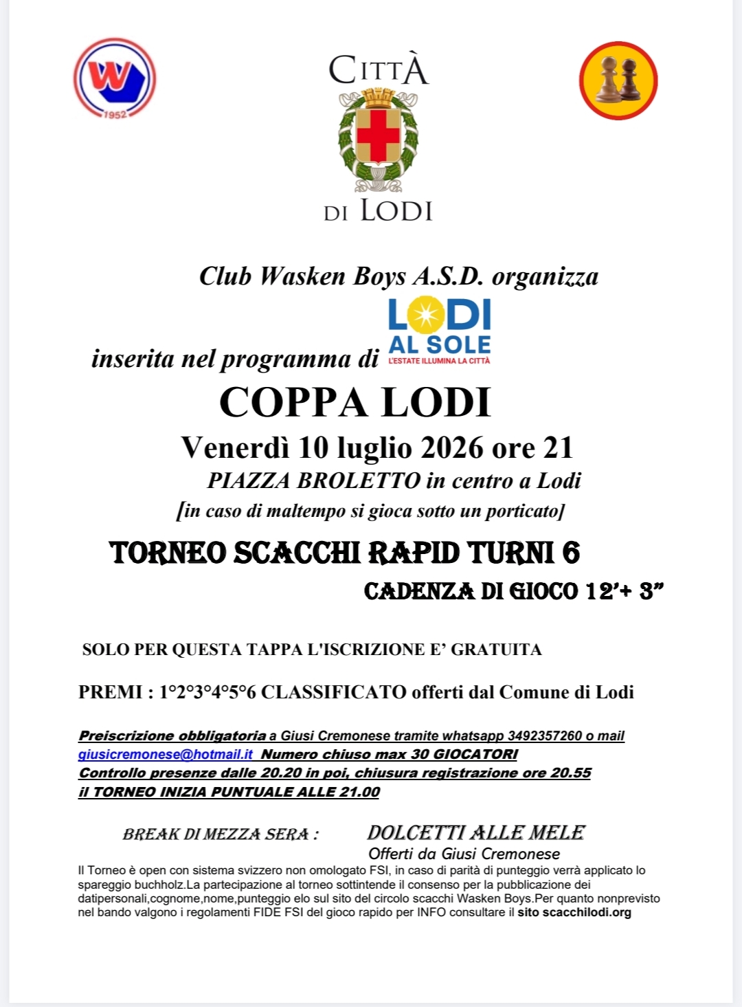 BANDO COPPALODI LUGLIO 2026